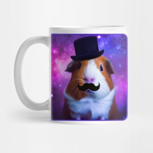 Dapper Guinea Pig in Space Mug